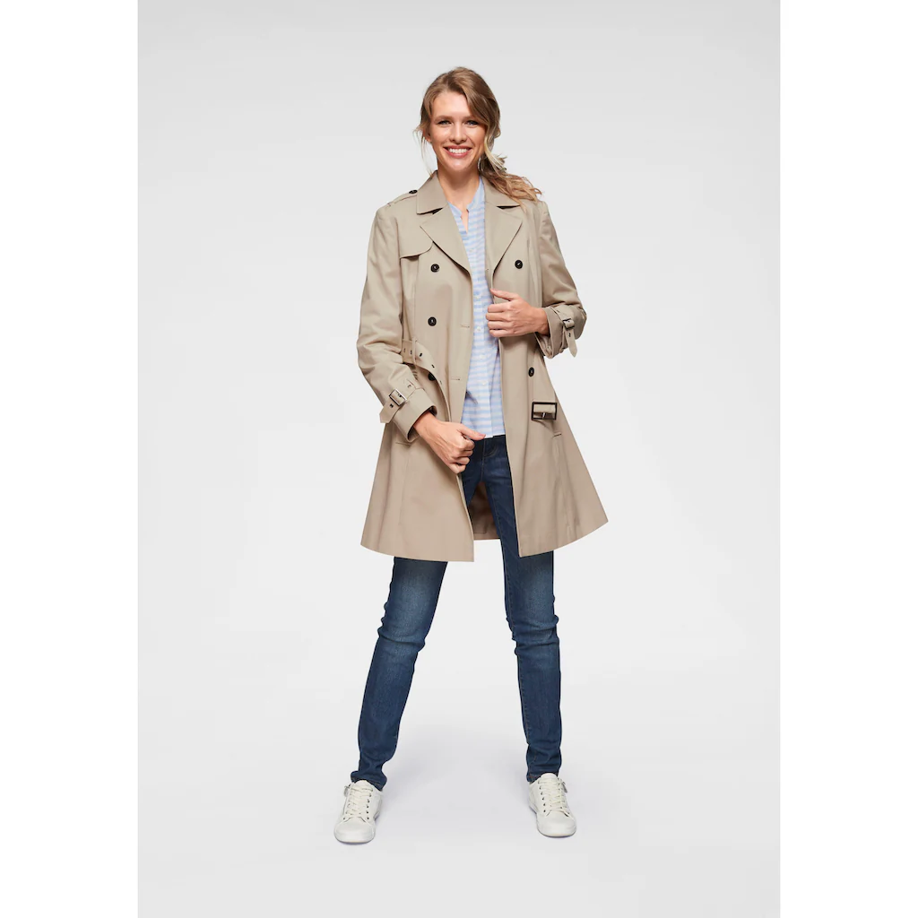 Aniston CASUAL Trenchcoat mit Gürtel zum Regulieren Tägliche Deals