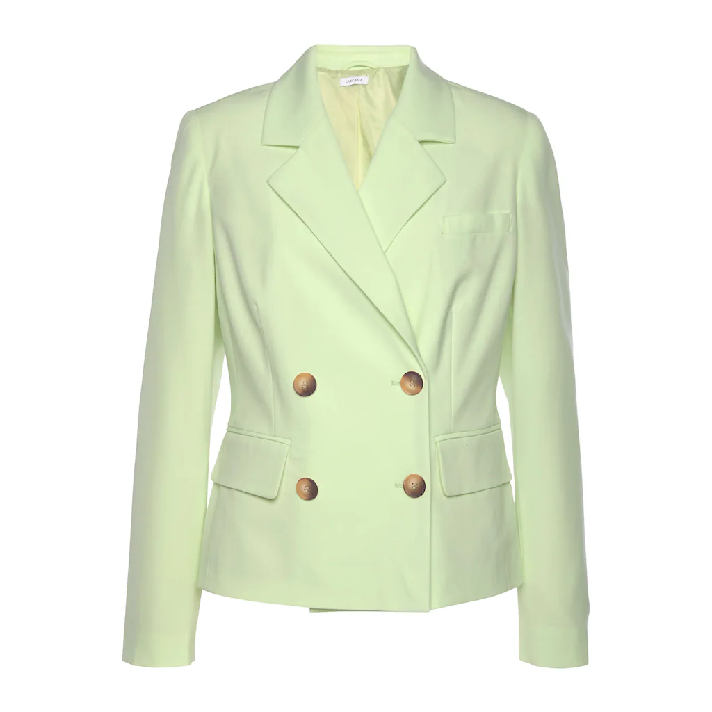 LASCANA Kurzblazer mit doppelreihigem Knopfverschluss Damenblazer sportlich-elegant Tiefpreis