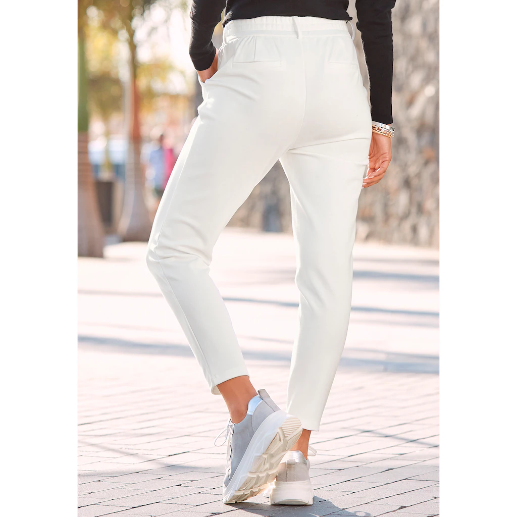 LASCANA Schlupfhose mit Taschen Jogginghose elegant-sportlich Jerseyhose Wochenangebot