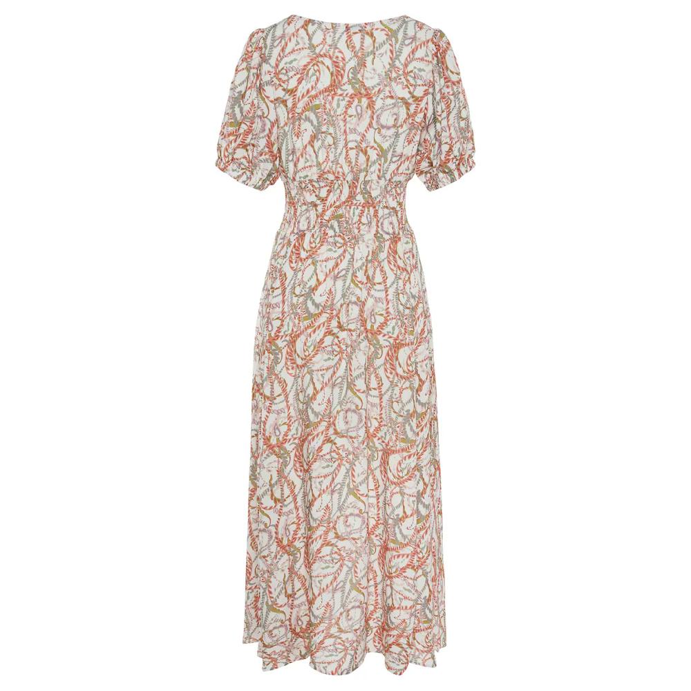 LASCANA Maxikleid mit Alloverdruck und V-Ausschnitt Sommerkleid Strandkleid Letzte 3 Tage