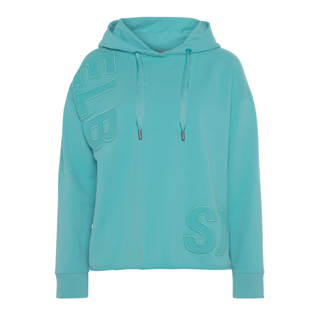 Elbsand Kapuzensweatshirt »Elgin« mit Logostickerei lockerer Hoodie aus elastischer Baumwolle Bis zu 55% Rabatt