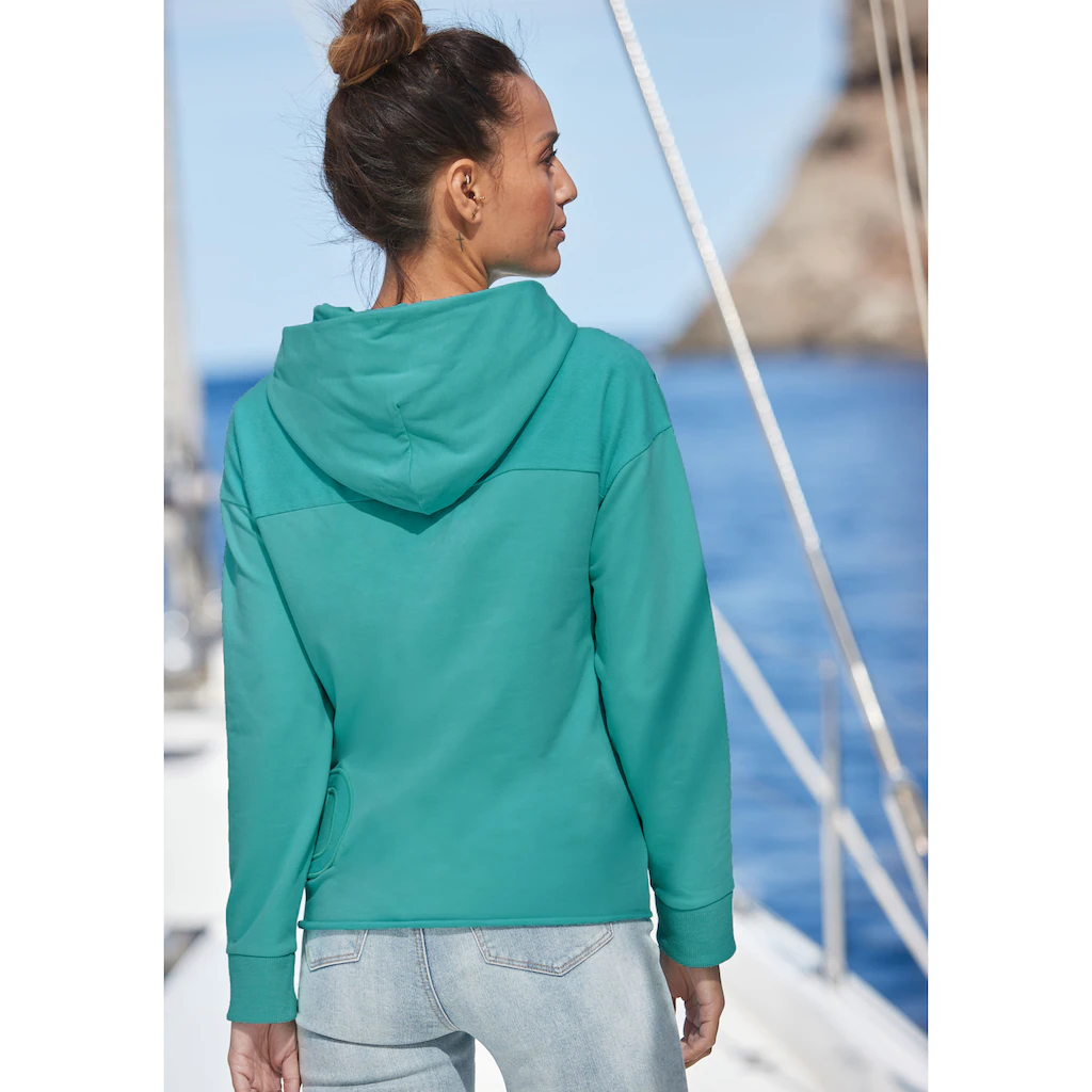 Elbsand Kapuzensweatshirt »Elgin« mit Logostickerei lockerer Hoodie aus elastischer Baumwolle Bis zu 55% Rabatt