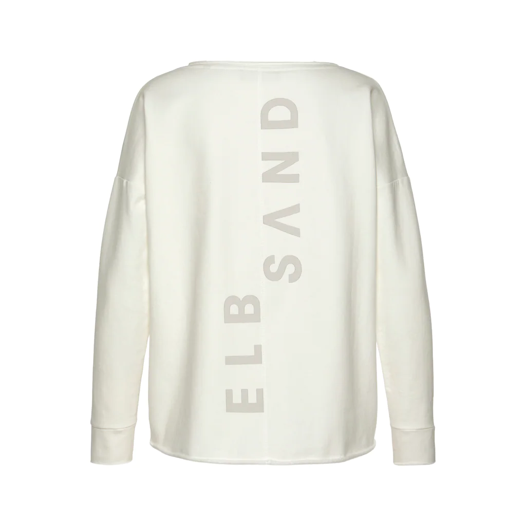 Elbsand Sweatshirt »Raina« mit Logoprint am Rücken sportlich-casual Nur noch ein Tag übrig