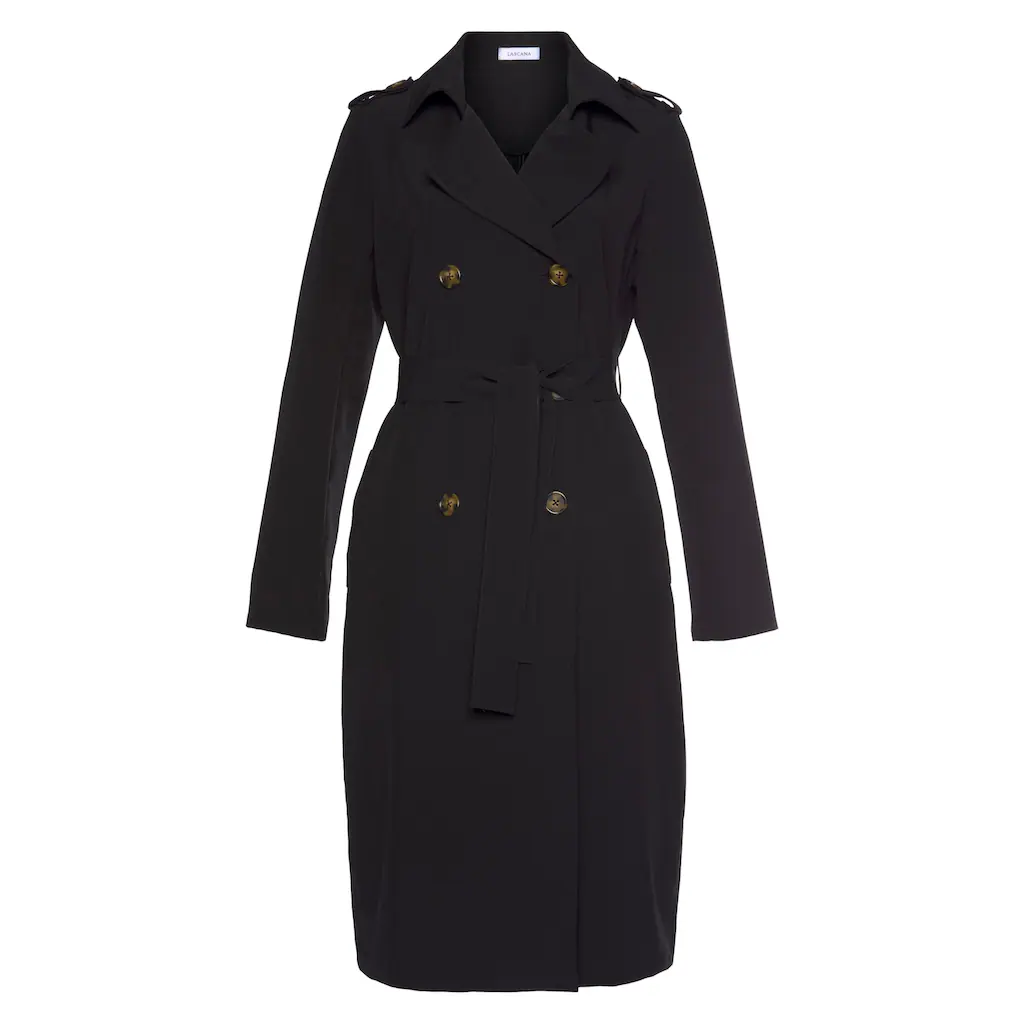 LASCANA Trenchcoat (mit Bindegürtel) zum Regulieren leichter Damenmantel ohne Futter casual-chic Super Rabatt