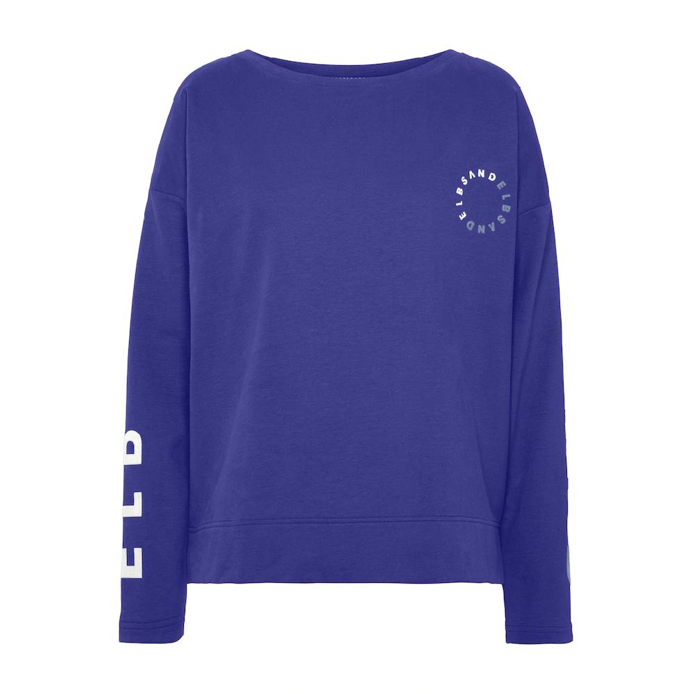 Elbsand Sweatshirt »Anvor« mit Logoprints auf den Ärmeln sportlich-casual Riesige Rabatte