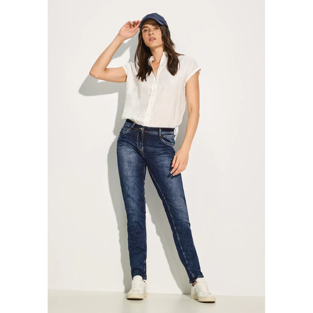 Cecil 5-Pocket-Jeans »Style Scarlett« im Casual Fit Kostenloser Versand international