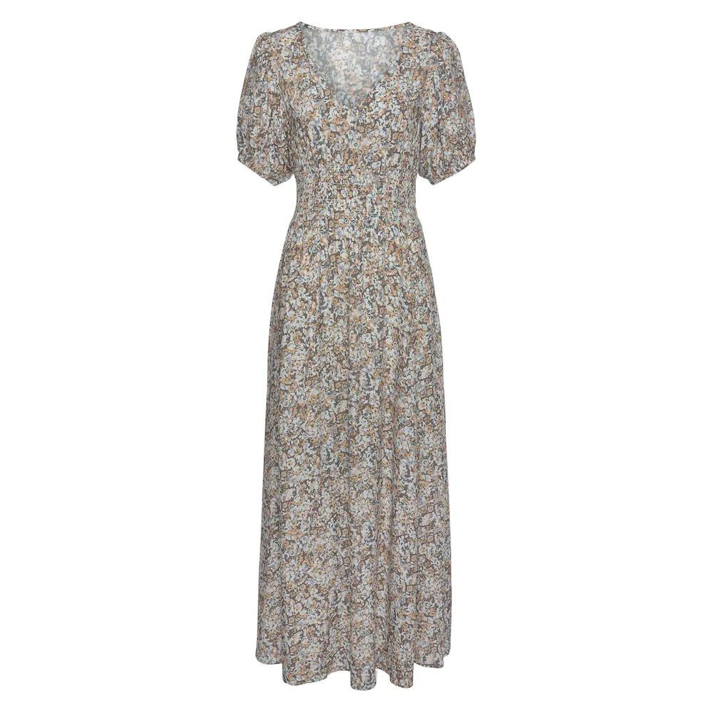 Vivance Maxikleid mit Blümchendruck und V-Ausschnitt luftiges Sommerkleid Im Verkauf