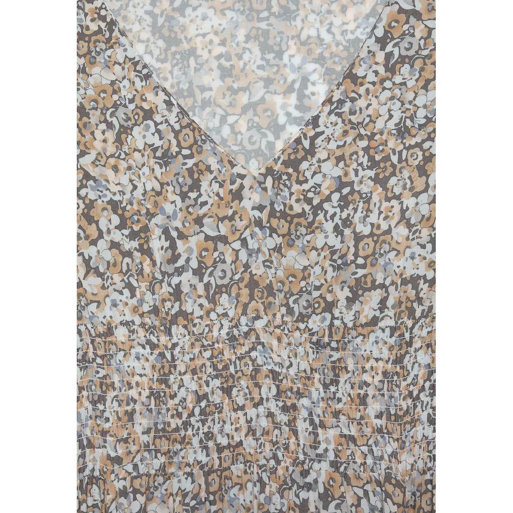 Vivance Maxikleid mit Blümchendruck und V-Ausschnitt luftiges Sommerkleid Im Verkauf