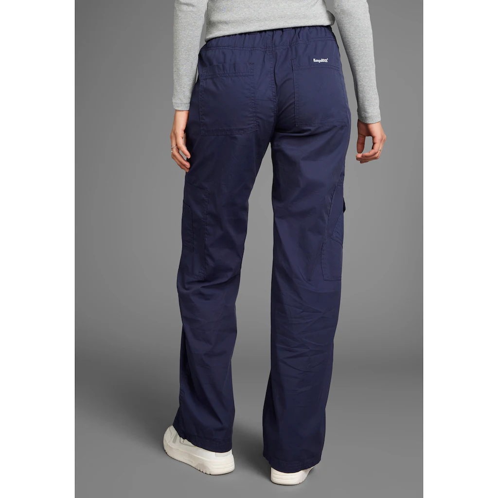 KangaROOS Cargohose (2 tlg. mit abnehmbarem Gürtel) mit besonderem Taschen-Design Kostenloser Versand