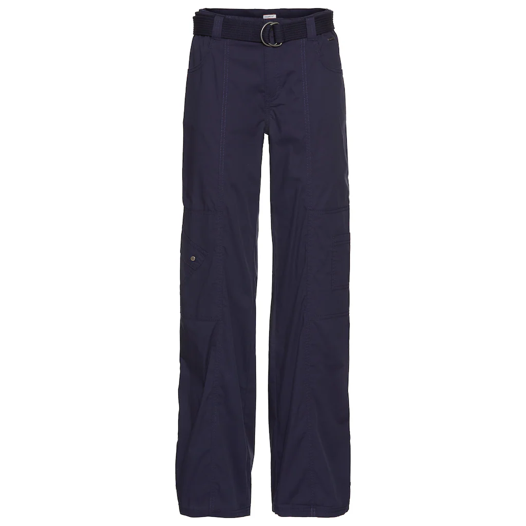 KangaROOS Cargohose (2 tlg. mit abnehmbarem Gürtel) mit besonderem Taschen-Design Kostenloser Versand