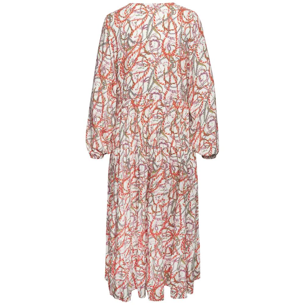 LASCANA Maxikleid mit Alloverprint und Volants langärmlig Druckkleid casual-chic Günstig kaufen
