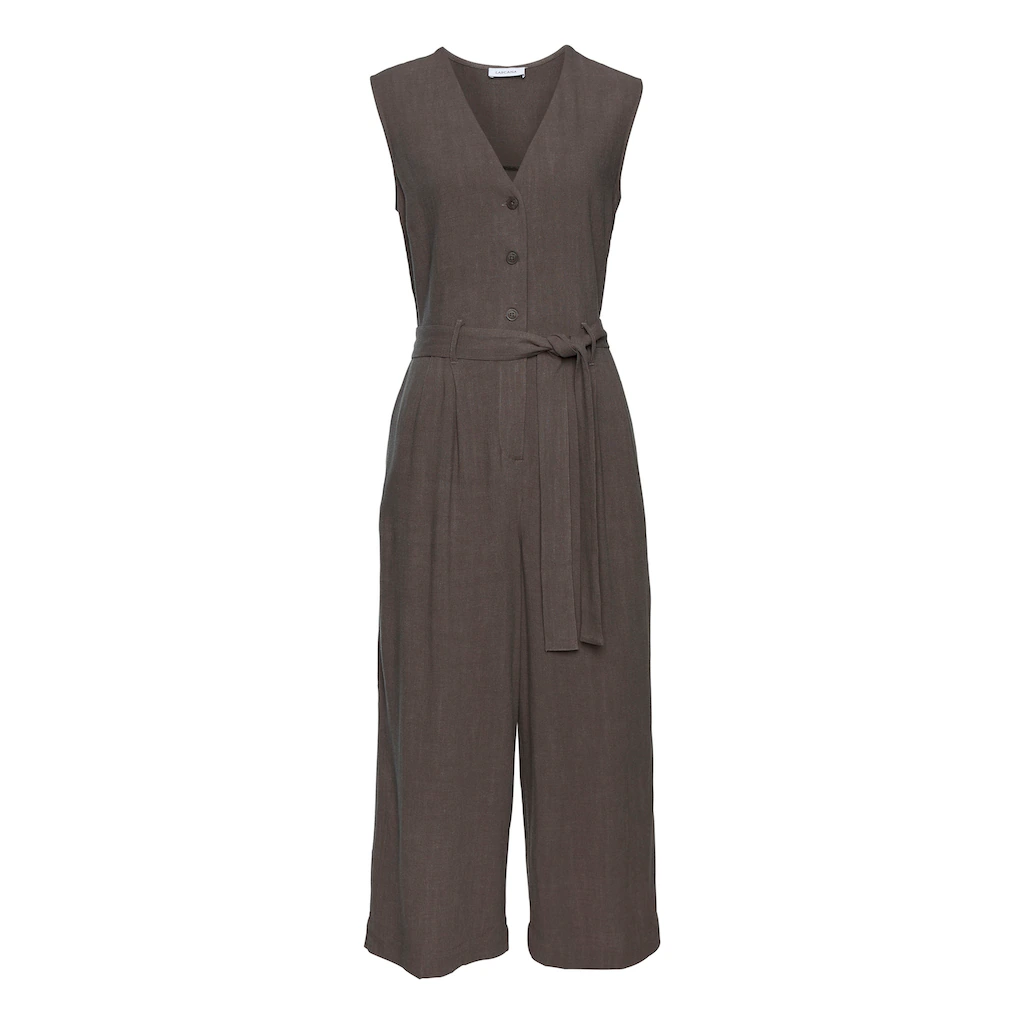 LASCANA Overall (mit Bindegürtel) und Taschen sommerlicher Jumpsuit casual-chic Exklusivangebot