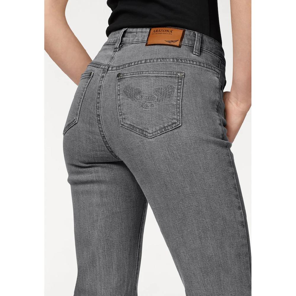 Arizona Bootcut-Jeans »Comfort-Fit« ausgestellte Beinform mit Eingrifftaschen High-Waist Muttertagsangebot
