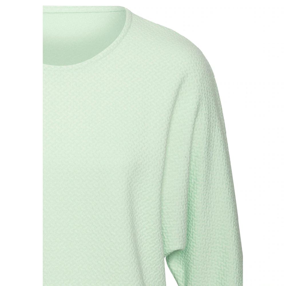 Vivance Langarmshirt »aus bügelfreier Strukturqualität« mit Viskose Lagerräumung