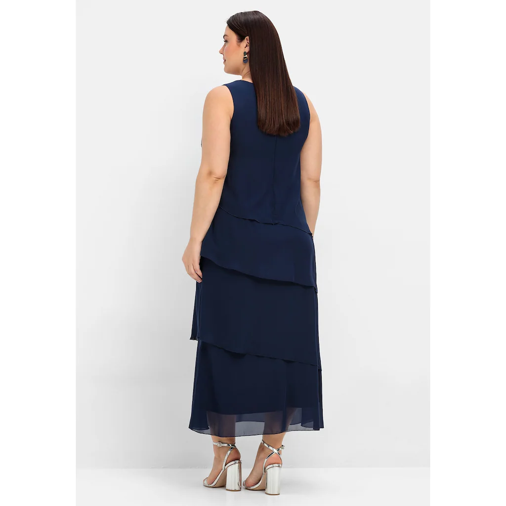 Sheego Abendkleid »Große Größen« in figurumspielender Form Blitzangebot