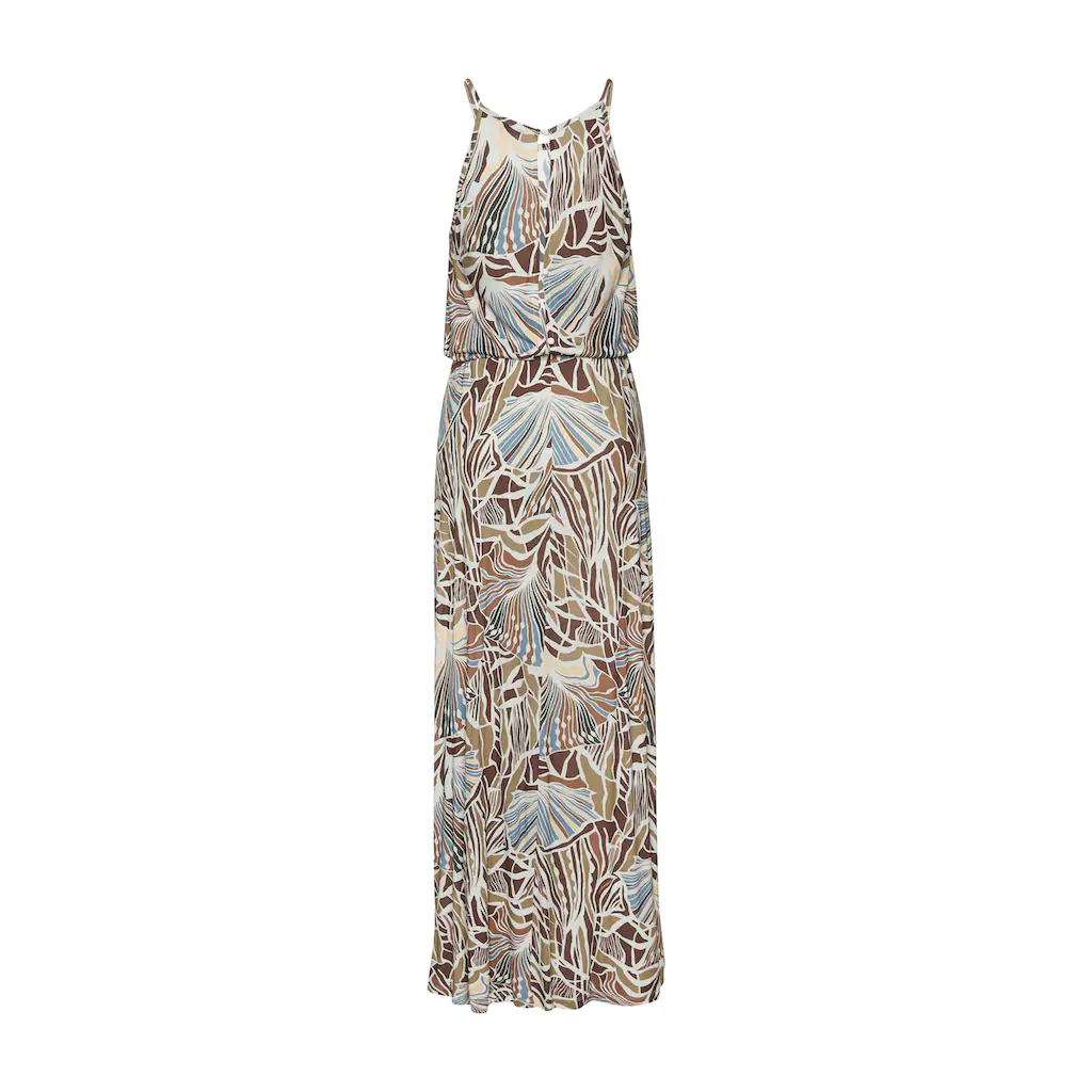 LASCANA Maxikleid leichtes Sommerkleid mit Alloverprint fließendes Strandkleid Große Rabatte