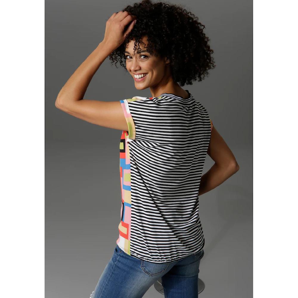 Aniston CASUAL T-Shirt im Material- und Mustermix Wochenangebot
