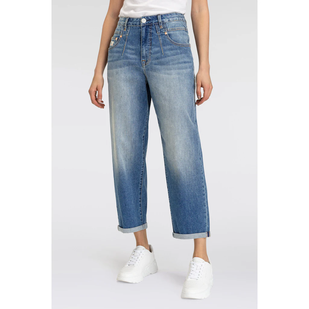 Herrlicher Loose-fit-Jeans »Brooke Organic Denim« in Cropped-Länge