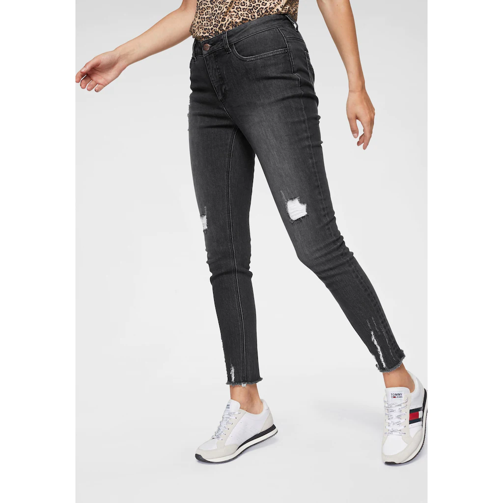 Aniston CASUAL Skinny-fit-Jeans mit Destroyed-Effekt