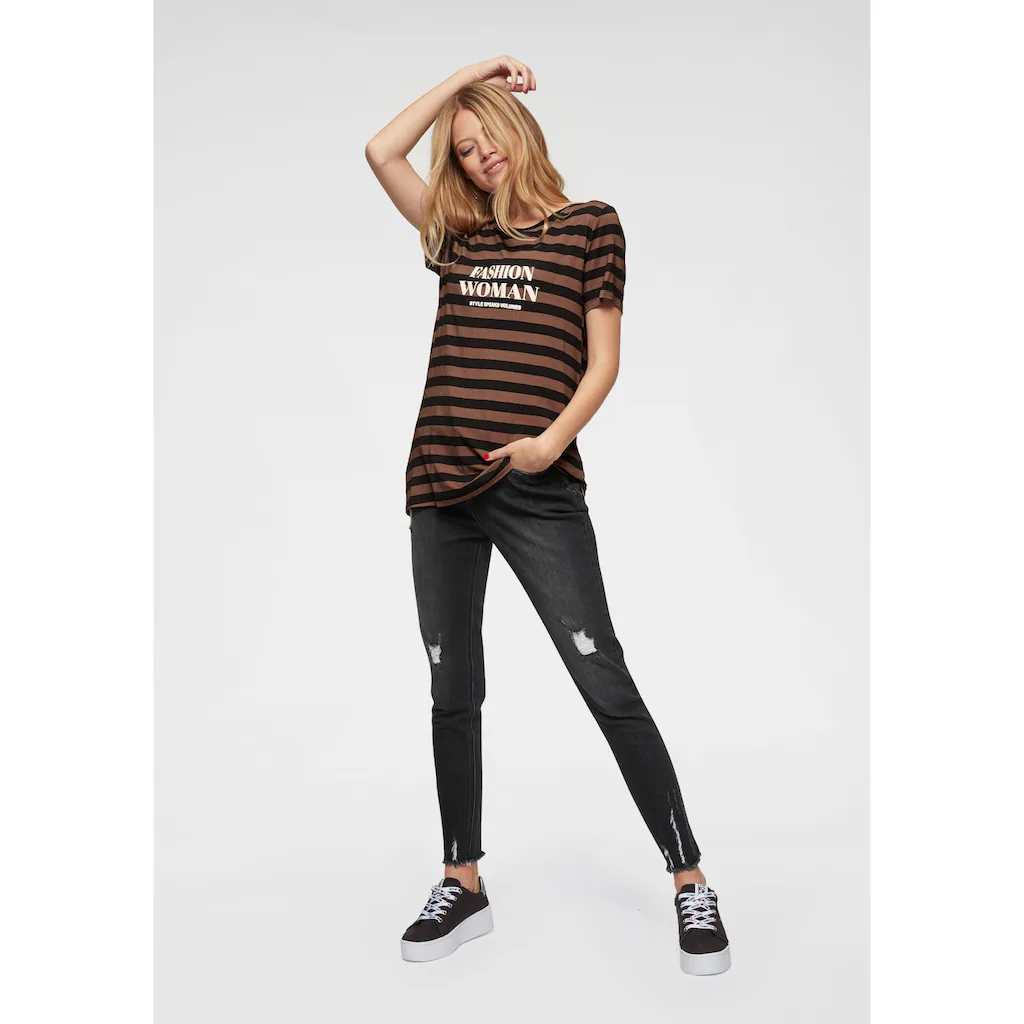 Aniston CASUAL Skinny-fit-Jeans mit Destroyed-Effekt Letzte 2 Tage