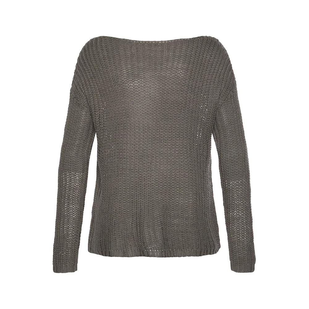 LASCANA Rundhalspullover aus weichem Grobstrick lockerer Strickpullover Damenpullover Bis zu 50% Rabatt
