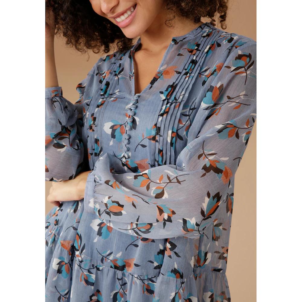 Aniston SELECTED Longbluse mit dekorativer Biesenverzierung Bis zu 55% Rabatt