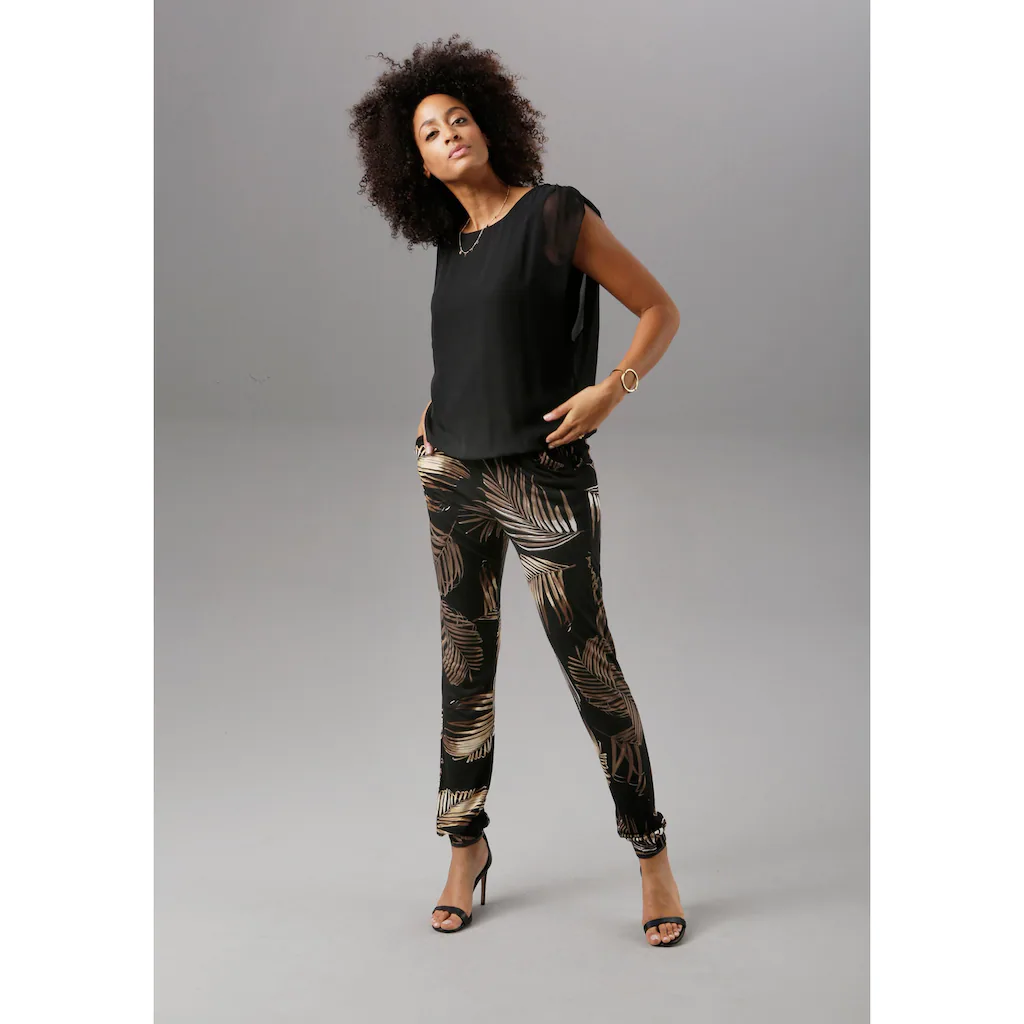Aniston SELECTED Schlupfhose im Allover-Print Super Rabatt