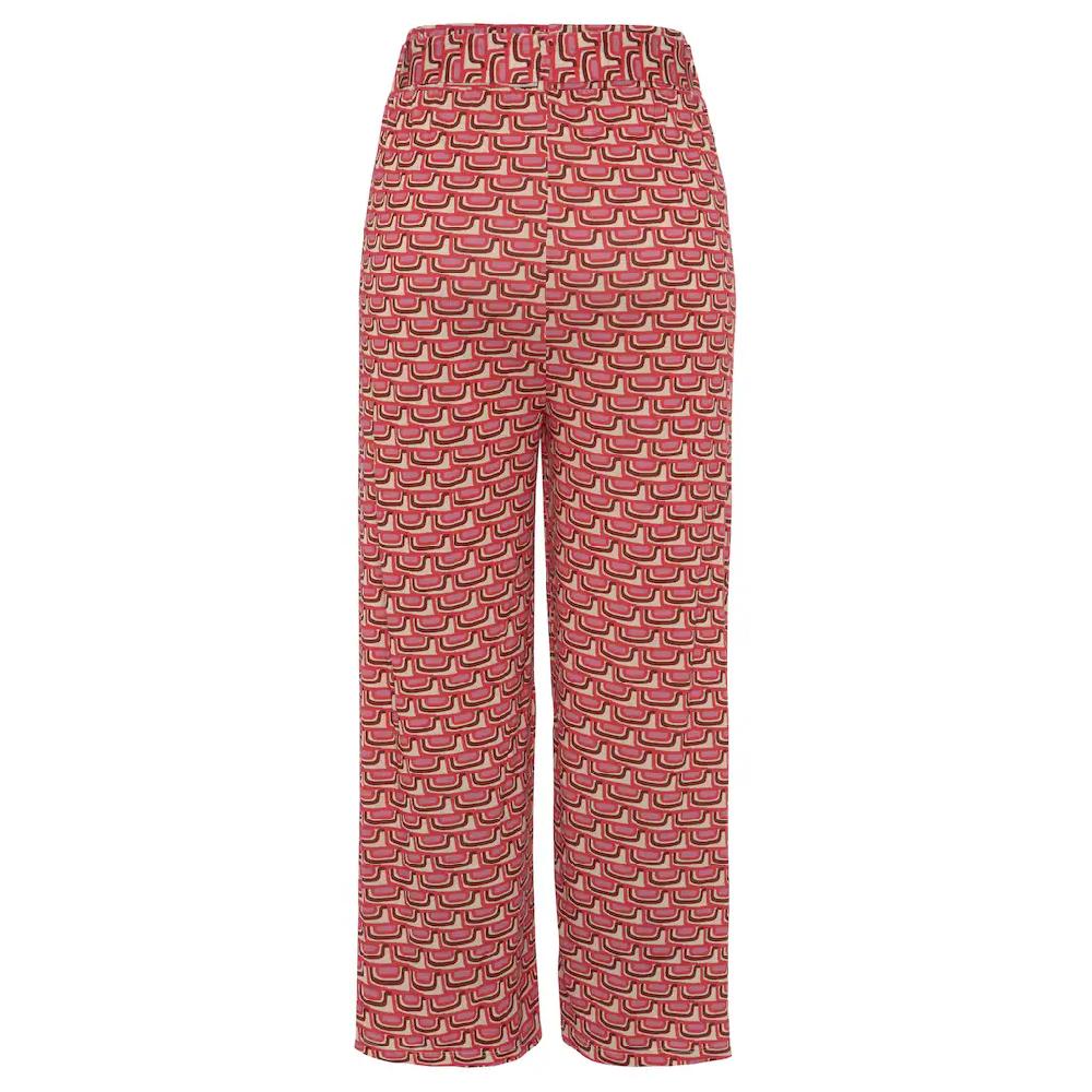 Vivance Culotte (mit Bindegürtel) mit Retroprint leichte Jerseyhose Sommerhose 50% Rabatt mit kostenlosem Versand