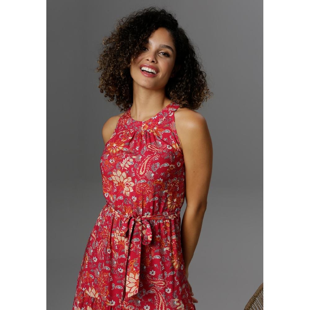 Aniston CASUAL Sommerkleid mit fantasievollem Blumendruck