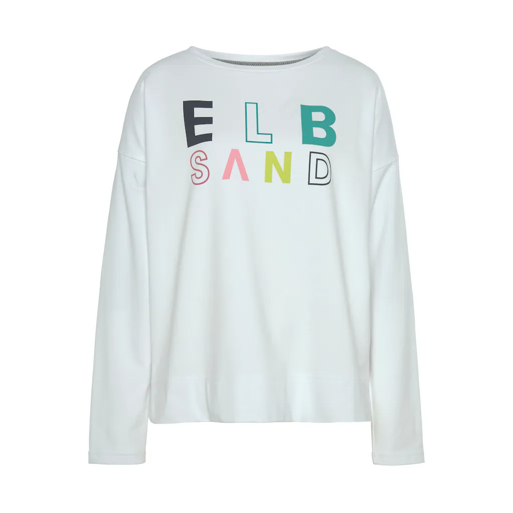 Elbsand Sweatshirt »Aliisa« mit Logodruck vorne Basic-Passform sportlich-casual Fabrikladen