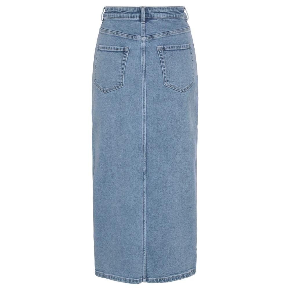 Buffalo Jeansrock in modischer Midilänge elastischer Denimrock mit Schlitz Sommerrock Black Friday Preise