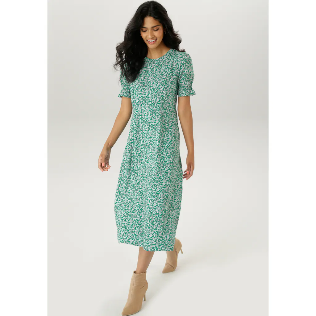 Aniston SELECTED Sommerkleid mit Blümchendruck - NEUE KOLLEKTION