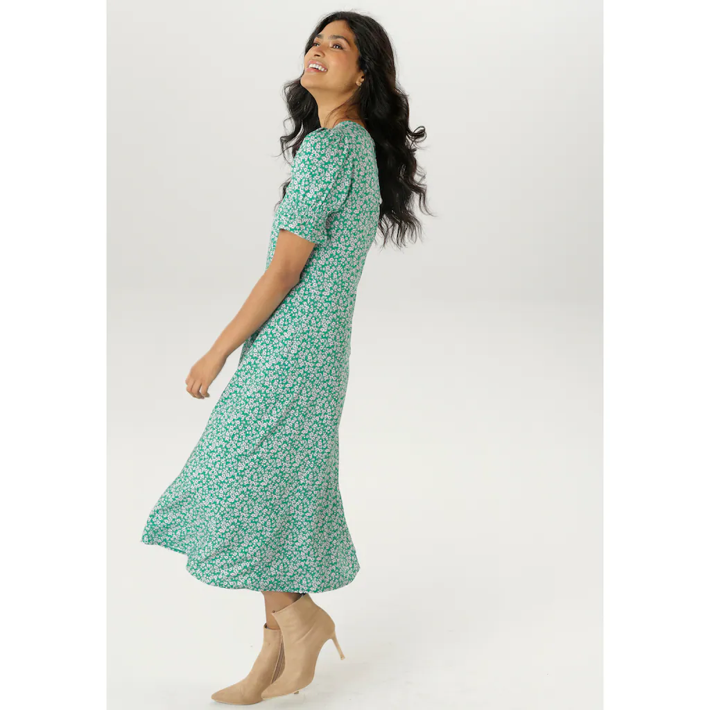 Aniston SELECTED Sommerkleid mit Blümchendruck - NEUE KOLLEKTION Im Verkauf