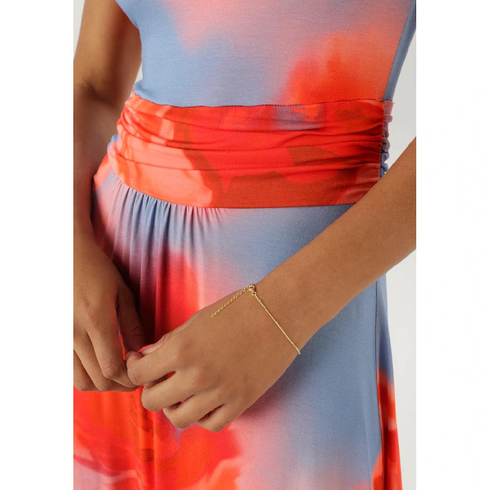Aniston SELECTED Maxikleid mit figurbetonenden Raffungen in der Taille - NEUE KOLLEKTION Rabatte dieses Monats
