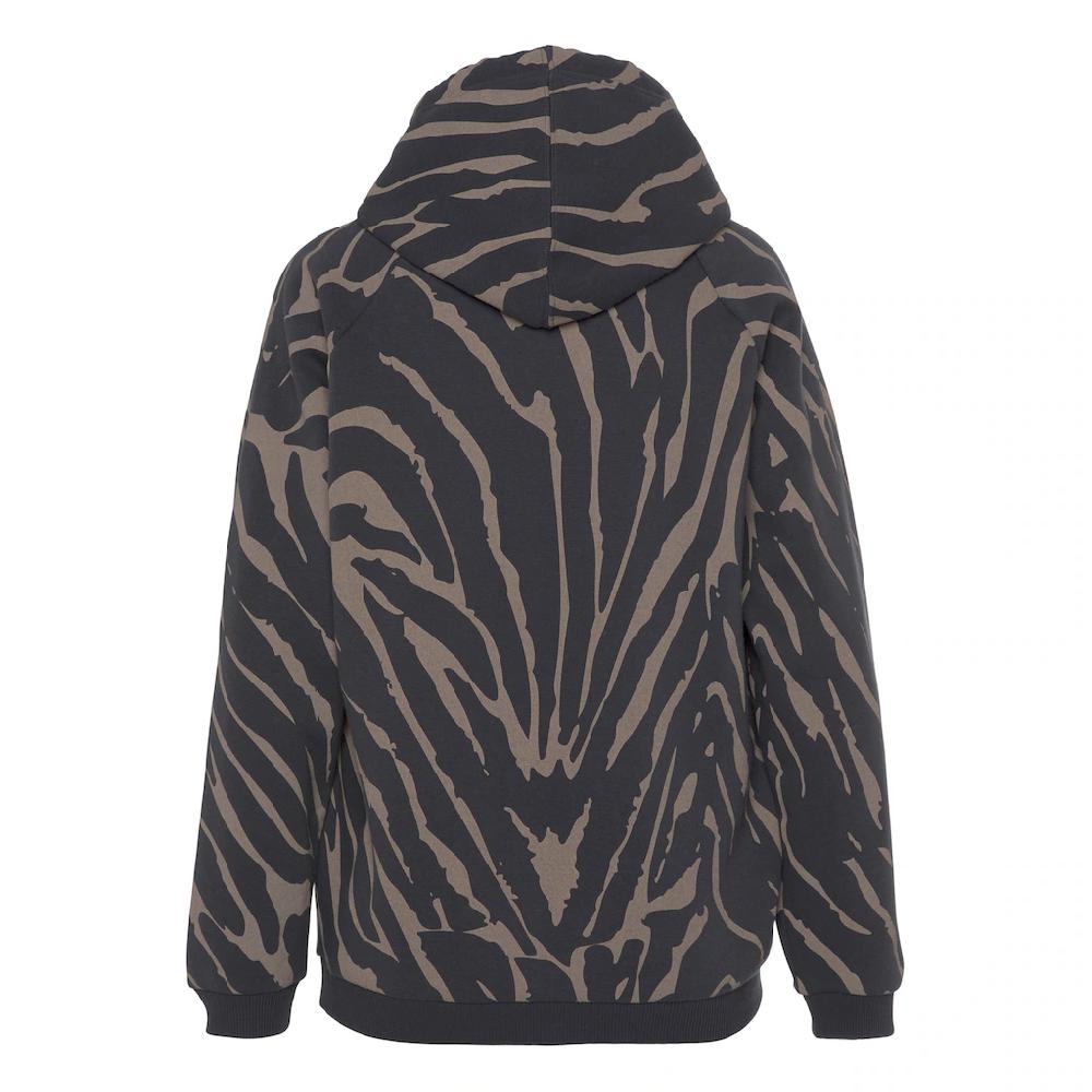 LASCANA Kapuzensweatshirt mit Zebramuster Loungewear Meist gekauft
