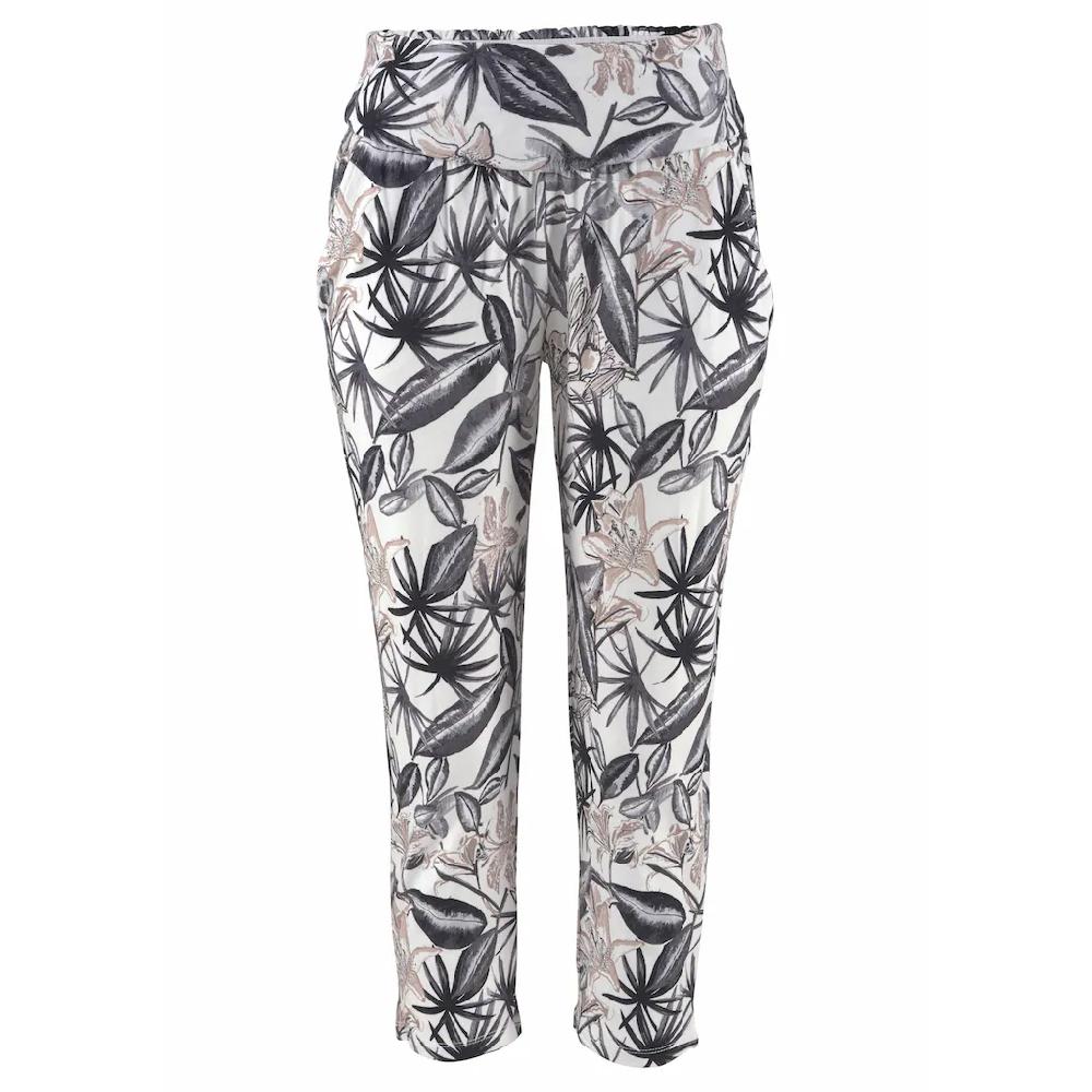 Buffalo Jerseyhose mit Alloverdruck und Taschen 7/8-Hose Stoffhose elastisch Limitierter Zeitrabatt