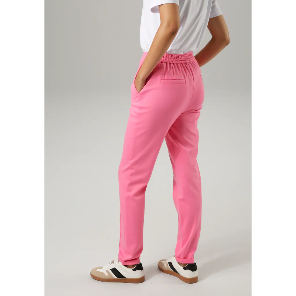 Aniston CASUAL Jerseyhose mit Biesen verziert Sonderangebot