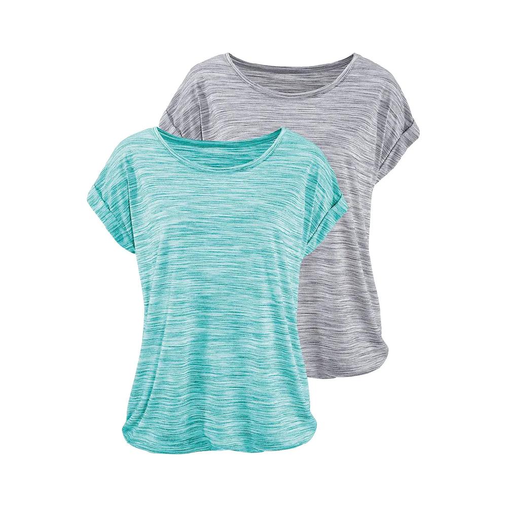 Beachtime Kurzarmshirt »mit Struktureffekt« (2er-Pack) aus pflegeleichter Qualität