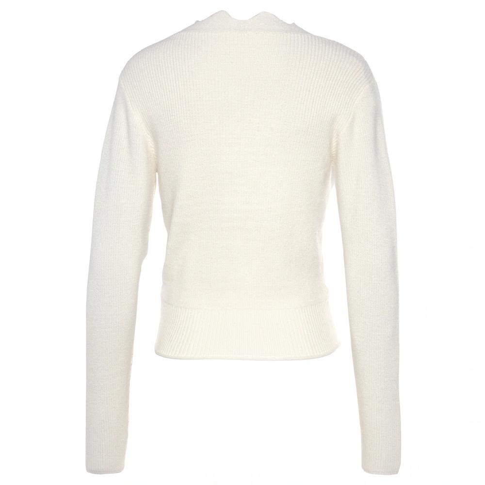LASCANA Strickpullover mit Wellenkante modischer Damenpullover mit besonderem Ausschnitt Große Rabatte