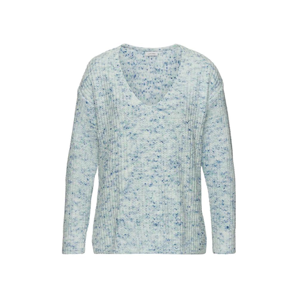 Buffalo V-Ausschnitt-Pullover aus weichem Chenille Strickpullover kuschelig weich Pastell Tägliche Deals