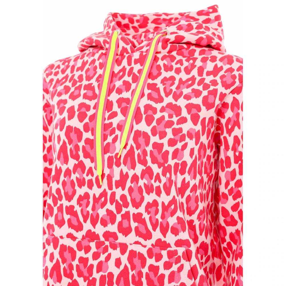 Zwillingsherz Hoodie »"Leo Allover Neon Kante"« mit Animal-Design und kontrastfarbigen Ärmelbündchen Tiefpreis