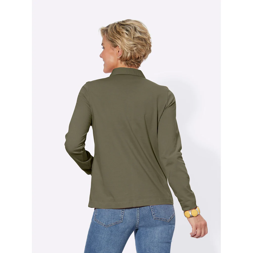 Casual Looks Langarm-Poloshirt »Poloshirt« (1 tlg.) Bis zu 50% Rabatt
