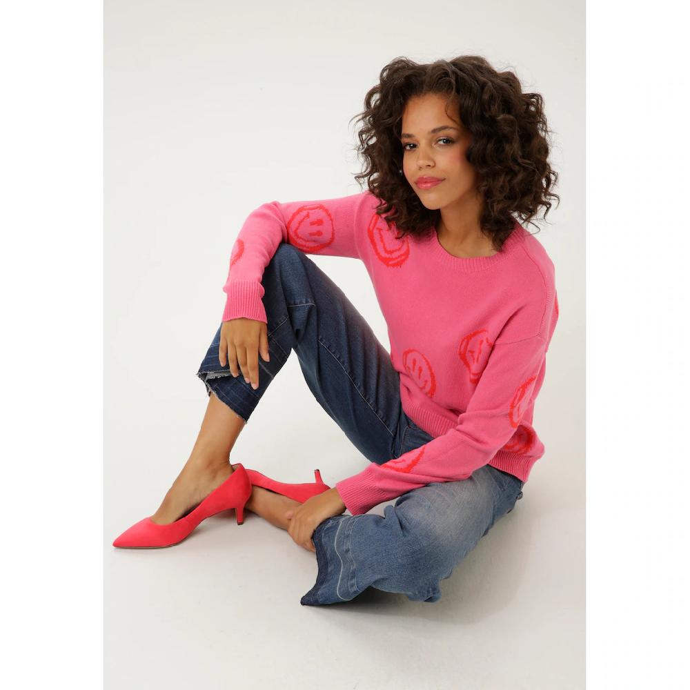 Aniston CASUAL Strickpullover mit eingestrickten Smileys Bis zu 65% Rabatt