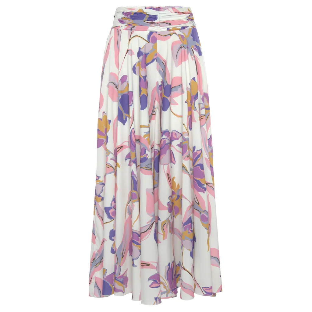 LASCANA Hosenrock mit floralem Alloverdruck Culotte extraweites Bein Verkauf