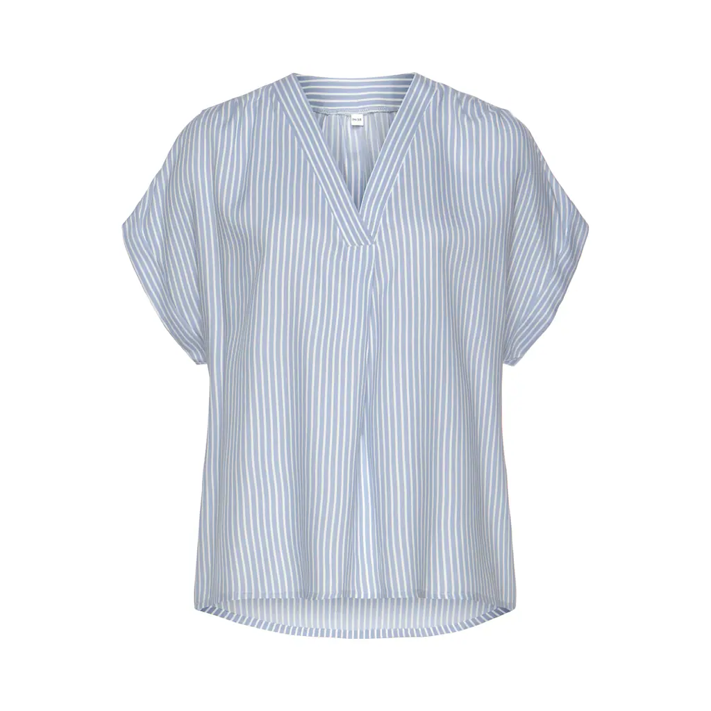 Vivance Kurzarmbluse mit Streifendesign Damenbluse casual Fabrik Onlineshop