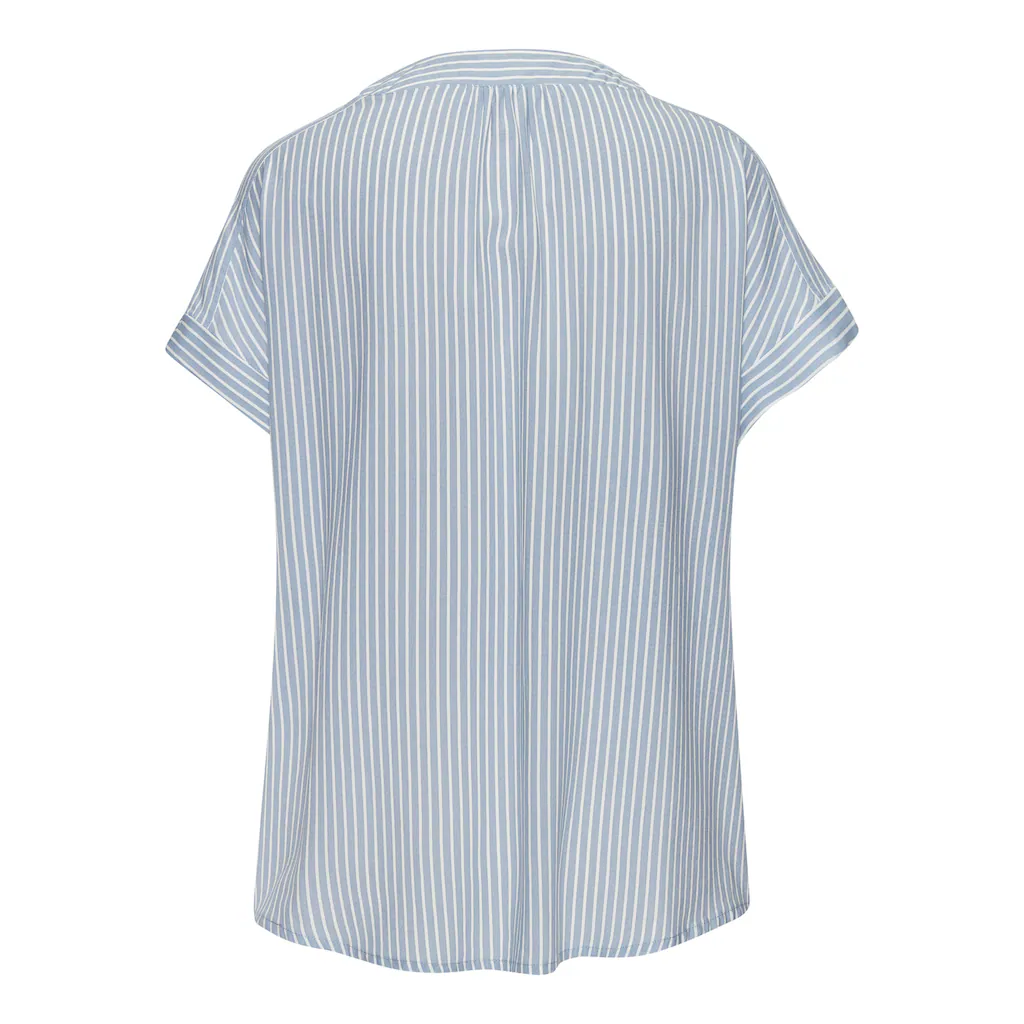 Vivance Kurzarmbluse mit Streifendesign Damenbluse casual Fabrik Onlineshop