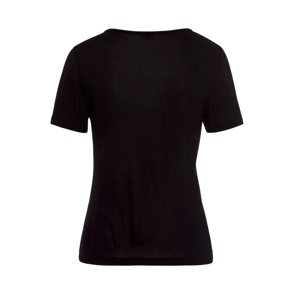 Buffalo Kurzarmshirt mit Cut-outs vorne T-Shirt lockere Passform Günstig kaufen