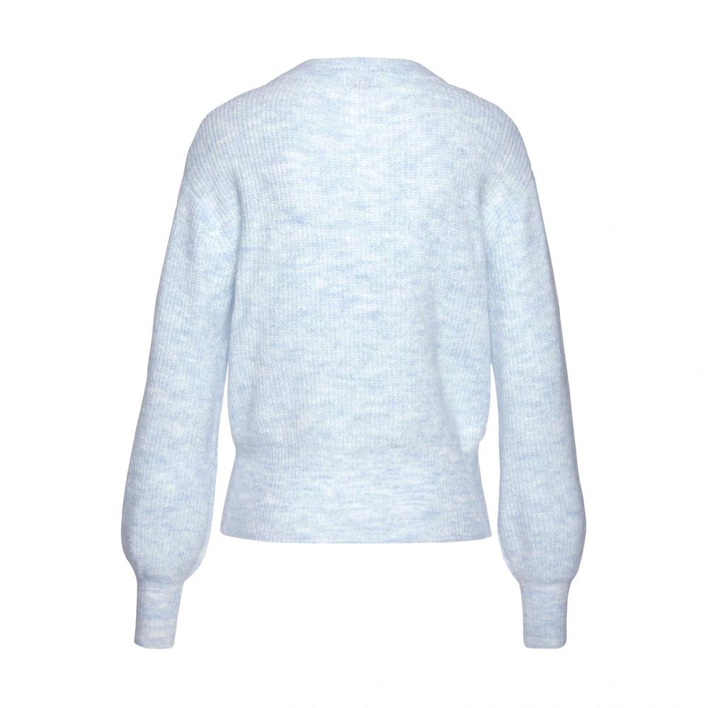 LASCANA Strickpullover in Melange-Optik lockerer Damenpullover Basic Preisnachlass