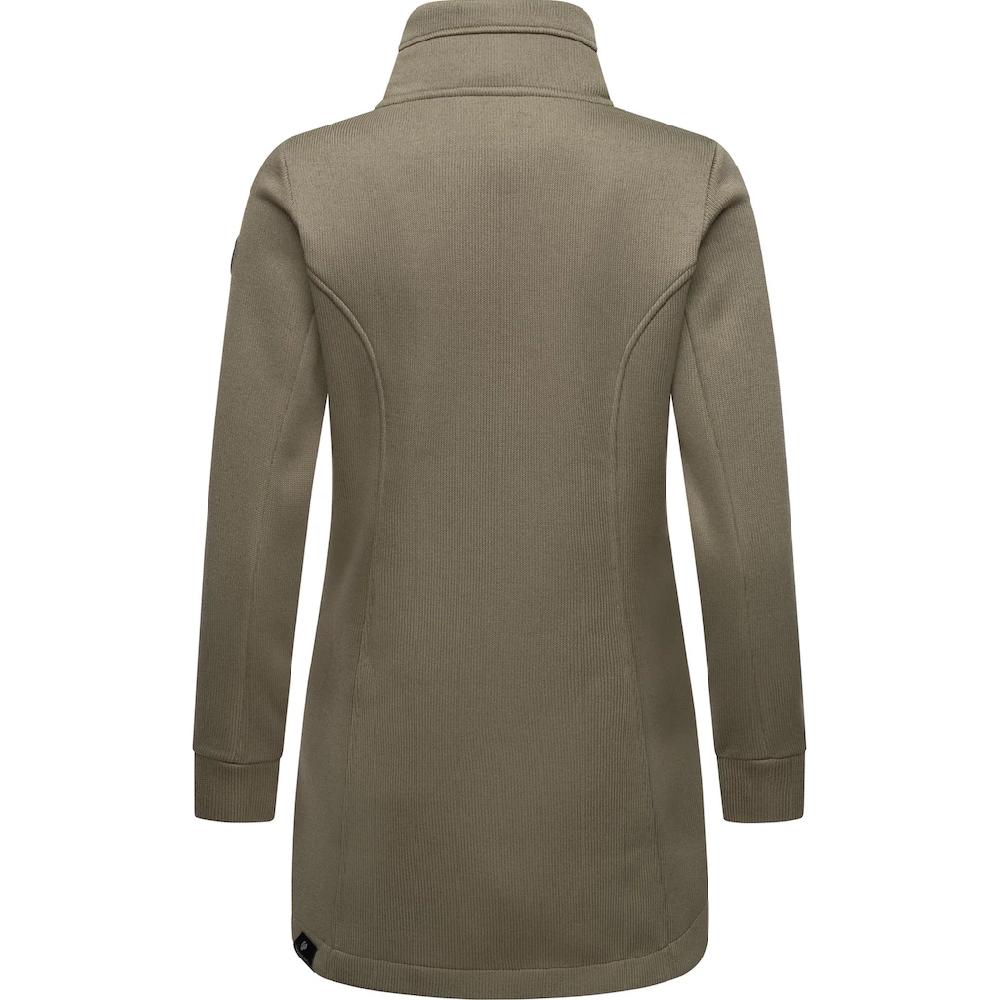 Ragwear Sweatjacke »Letrice Bonded« Elegante Zip-Jacke mit hohem Kragen in Feinstrickoptik Vatertagsangebot