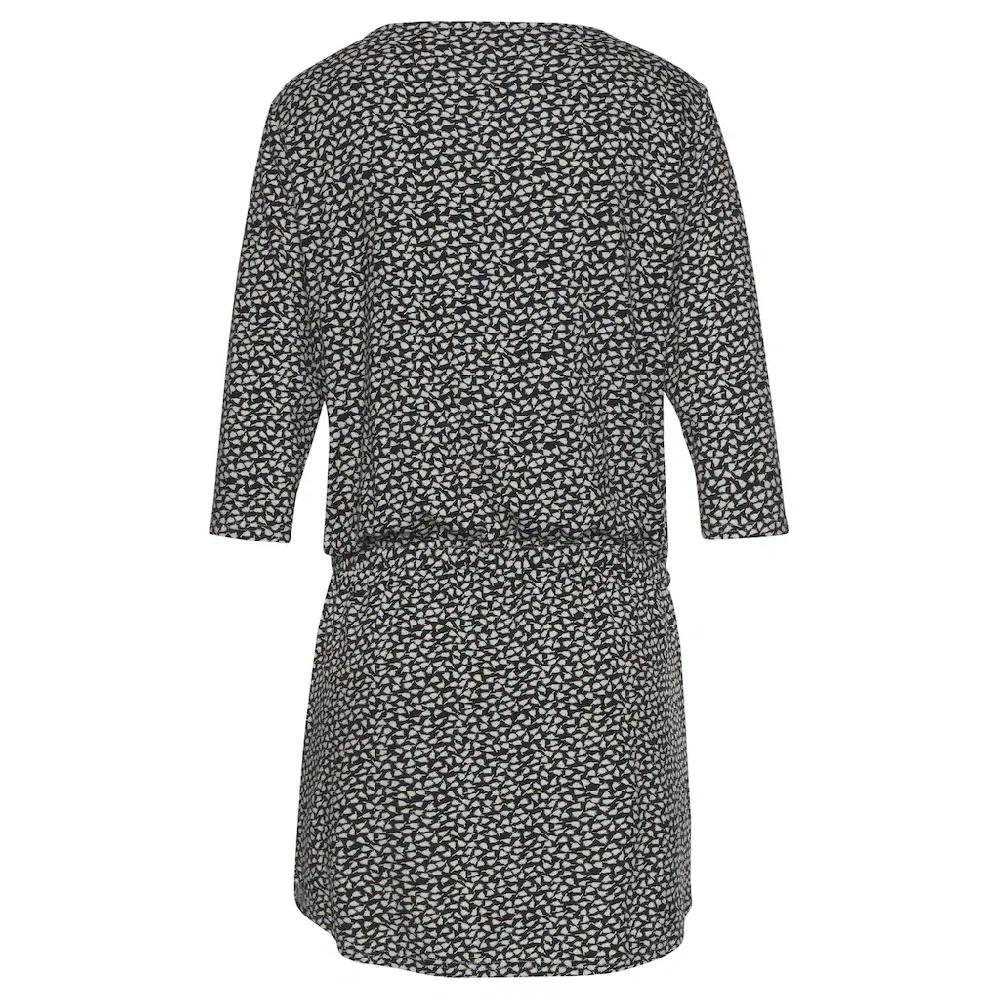 s.Oliver Sommerkleid mit Reißverschluss und 3/4-Ärmeln Jerseykleid mit Taschen Lagerräumung